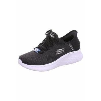 Skechers Sneaker Pro‑Natur – Maschinenwaschbar, Schwarz/Weiß, Größe 39,5