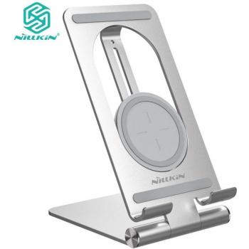 NILLKIN 15W Wireless Charging Stand for iPad Pro 11 & 12.9, Adjustable Angle, Silver
