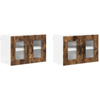 Kitchen Storage Pair: Smoked Oak, 60x31x40 cm – VidaXL Edition
