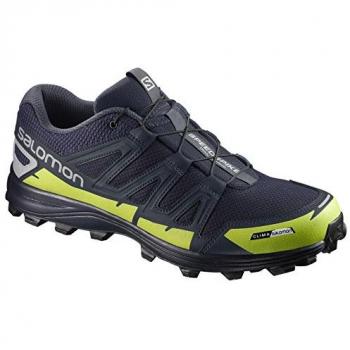 Salomon Herren Speedspike Cs Laufschuhe, Blau (Navy Blazer/Lime)