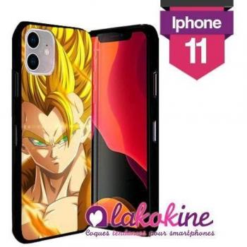 Coque Sayan Silicone iPhone 11 Dragon Ball Z