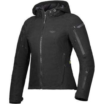 Ixon Damen Motorradjacke Burning Schwarz