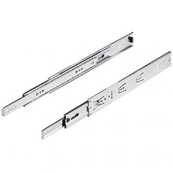Coulisse à billes KA 4932, montage latéral – dimensions 50 × 12,7 mm, 400 mm Hettich