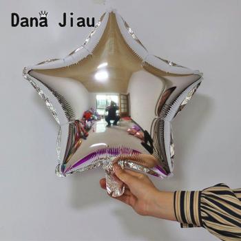 Pentagramme Star Argent 18 – Ballon d'Anniversaire
