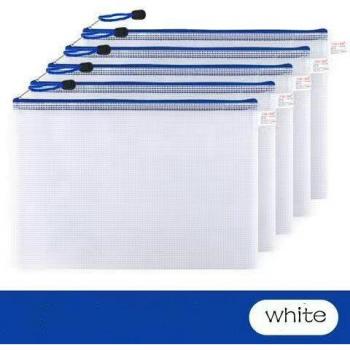 5pcs 13x9.5 A4 Clear File Storage Bags