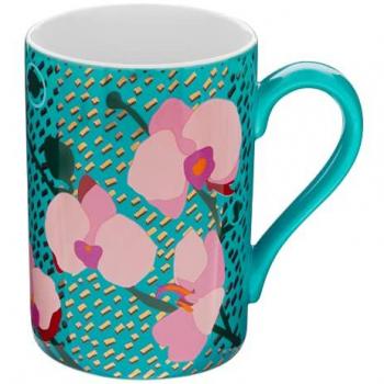 Caféière 30 cl “Orchid Blue” – Porcelaine chinoise