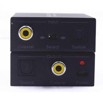Bi-Directional Optical to Coax Converter