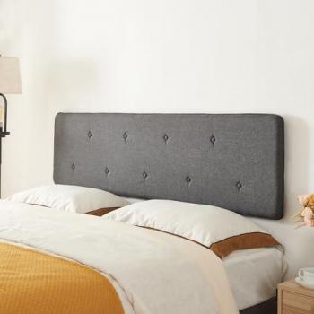 Cabecero Tokke 180 cm de Color Gris y Tecido