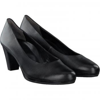 Paul Green Luxus‑Pumps Damen – Schwarzes Ledergeschoss, Absatz, 6½