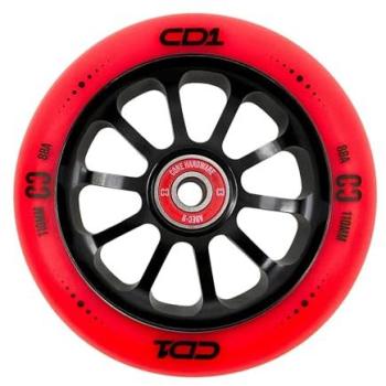 Inferno Red 110mm Stunt Scooter Wheel – Noir Trim