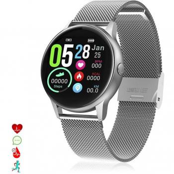 Smartwatch Circular DAM DT88 con Medición de Altitud y Presión