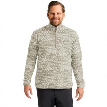 Jack Wolfskin Herren Sweatshirt Fleecepullover Big Sky HZ M – Beige Linen