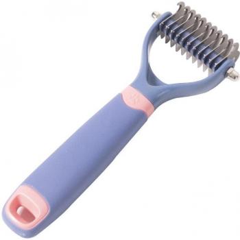 Dual-sided Pet Fur Rake