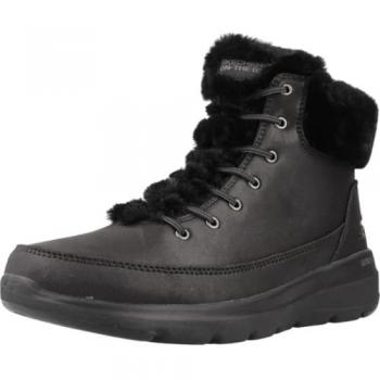 Skechers para mujer. 144202 Botines Glacial Ultra Wonderland negro (39), 3 a 5cm, Cordones, Casual, Skechers outlet 2024