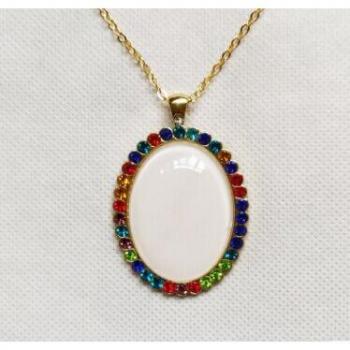 10pcs DIY Blank Sublimation Necklaces for Women