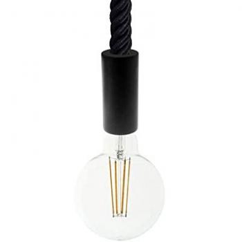 Lampe suspendue Creative Cables Nautical Cable 3XL 1 m avec ampoule