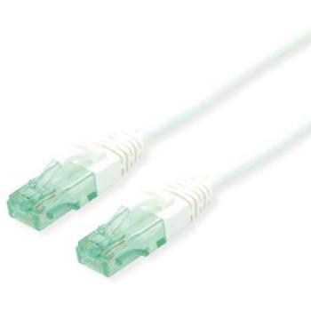 Roline Recycled Cat‑6a UTP Patch – 20 ft – White