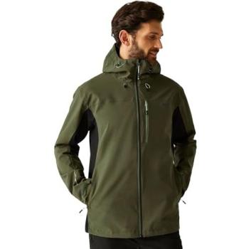 Regatta Birchdale II 3XL Men’s Black/Olive Waterproof Outdoor Shell