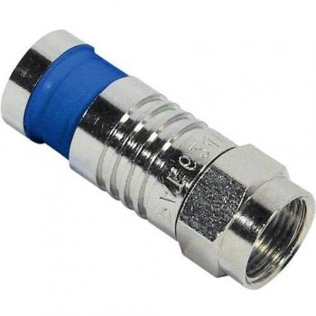 F-Type Connector, RG6Q, 100PK