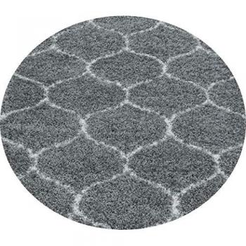 Runder Teppich mit Hochflor im skandinavischen Design – Flauschig und Stilvoll