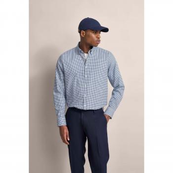 Bugatti Langarmhemd, aus 100 % Baumwolle