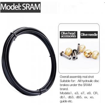 MTB Hydraulic Brake Cable Hose 2.5m with T Needle