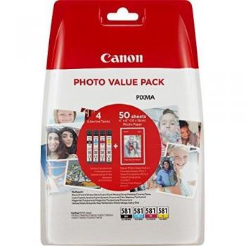 Original Canon 2106C004 / CLI581 Tintenpatrone MultiPack
