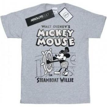 T-shirt Disney pour enfants Mickey Mouse Steamboat Willie
