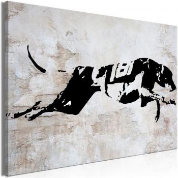 Décoration Murale Châssis Lévriers 60x40 cm