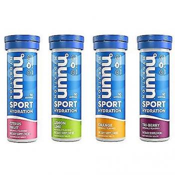 4 Pack Nuun Sport – Électrolytes aux Agrumes & Baies