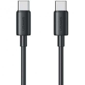 Usams Cavo USB‑C a USB‑C 60W 1m Ricarica Rapida, Nero (SJ711)