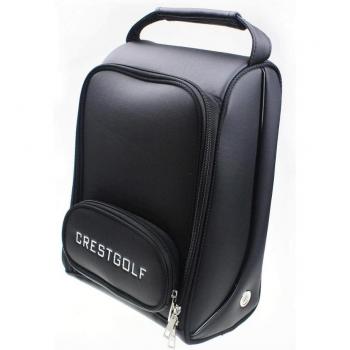 CrestGolf Versatile PU Leather Golf Shoe Carrier