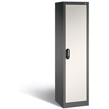 C+P ACURADO Universalschrank, 500 x 500 mm, vulkangrau / perlweiß