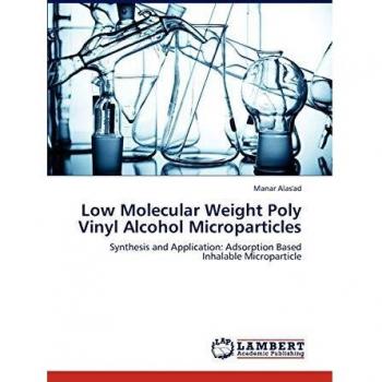 Low Molecular Weight Poly Vinyl Alcohol Microparticles: Synthesis and Application: Adsorption Based Inhalable Microparticle