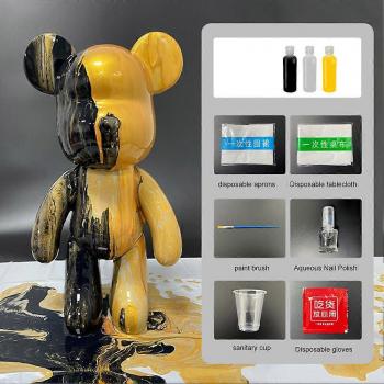 Ours En Peluche Peinture Créative
