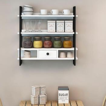 HomeGarden Severo: scaffale murale con ripiani e cassetto
