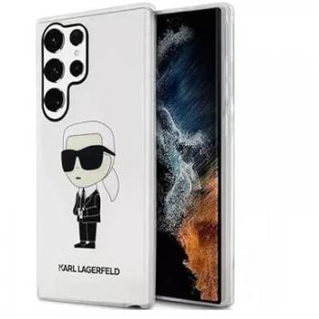 Karl Lagerfeld Galaxy S23 Ultra Hülle, Ikonik Design, transparent