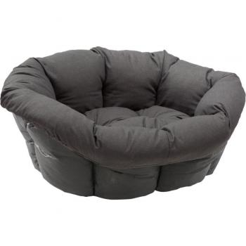 Corbeille Ferplast Siesta Deluxe avec housse Sofà anthracite pour chien et chat