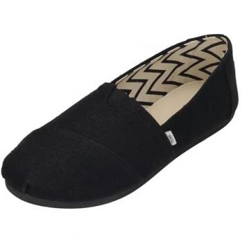 TOMS Heritage Style Black Espadrilles for Women