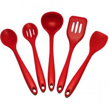 TEENRA 5PCS Non-Stick Silicone Kitchen Tools Set