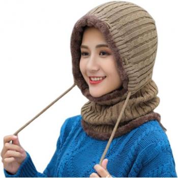 Thermal Full Cover Cable Knit Hat