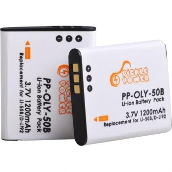 Li-50B Battery and LCD Charger for SP-800UZ