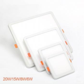 Spot lumineux carré encastrable 20W