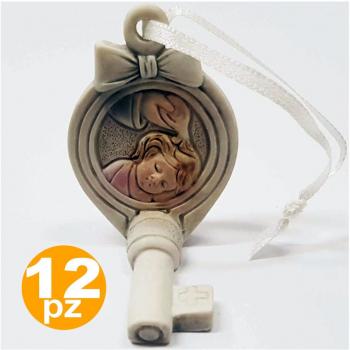 Pendentif en Fleurs – 12pz Bonboniera pour le baptême