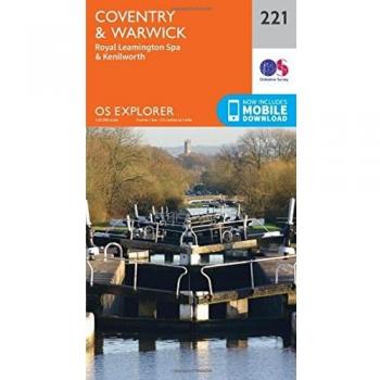 Ordnance Survey Map of Coventry & Warwick