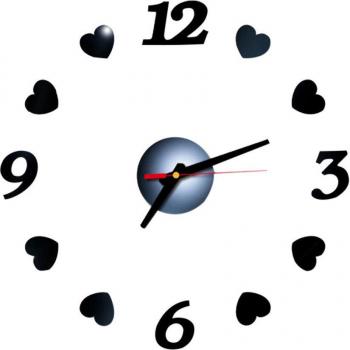 Pegatinas de espejo para reloj de pared