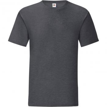 Fruit of the Loom Mens Iconic T-Shirt (Pack of 5) (Dark Heather)