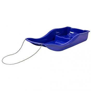 Schneerutscher Snow, Kunststoffschlitten in Blau