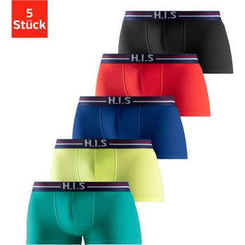 Hipster H.I.S Herrenboxershorts S (4) – Packung mit 5 bunten Streifen