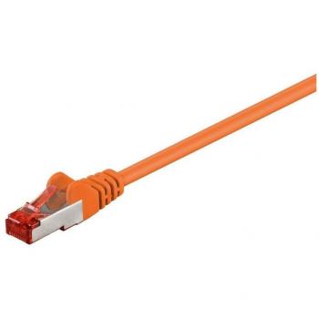 Goobay 95506 Category 6a S/FTP PIMF Cable, CCA, Orange, 3m